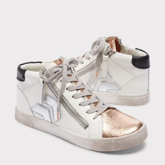 2000s Dolce & Gabbana Perforated Hi-Top Court Sneakers A  NEVER WORN DOLCE HIGHTOPS
